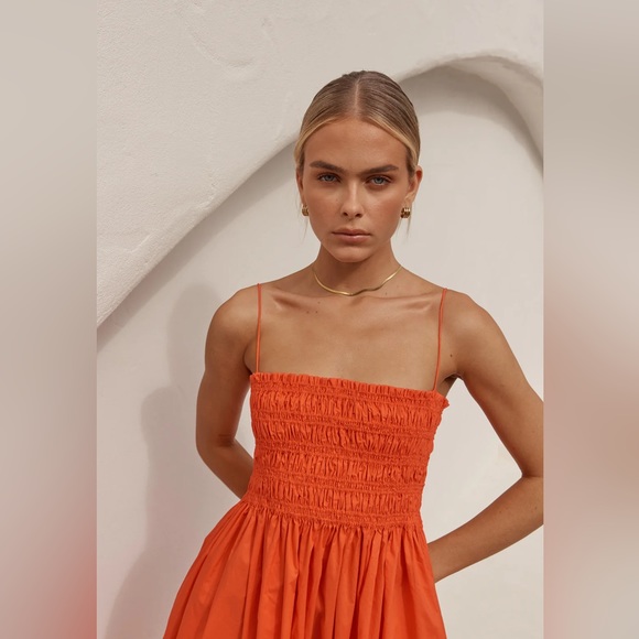 Runway Scout Ruched Midi Dress - Picture 2 of 4